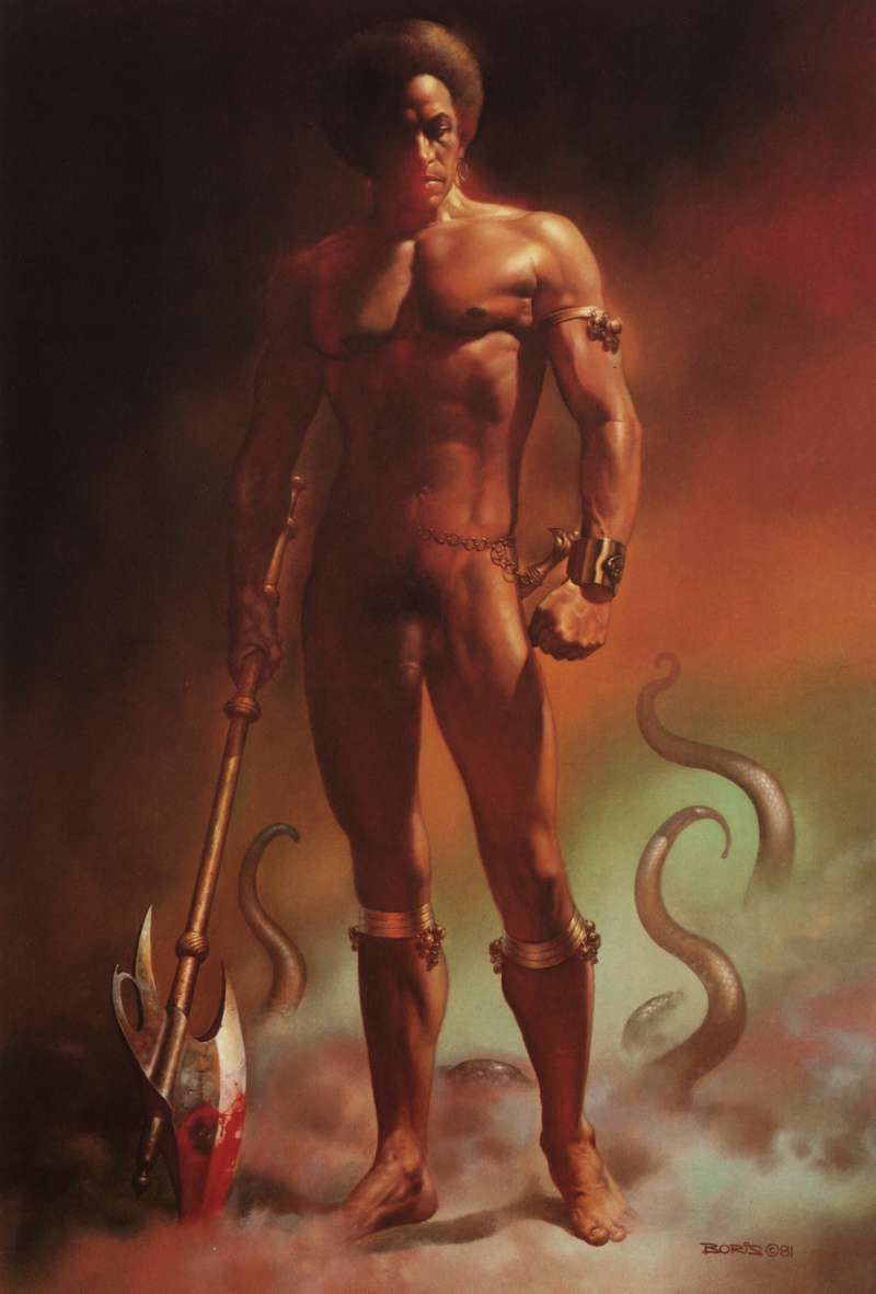 Illustration for article titled Boris Vallejo Is The Most Manly Illustrator In History (NSFW)